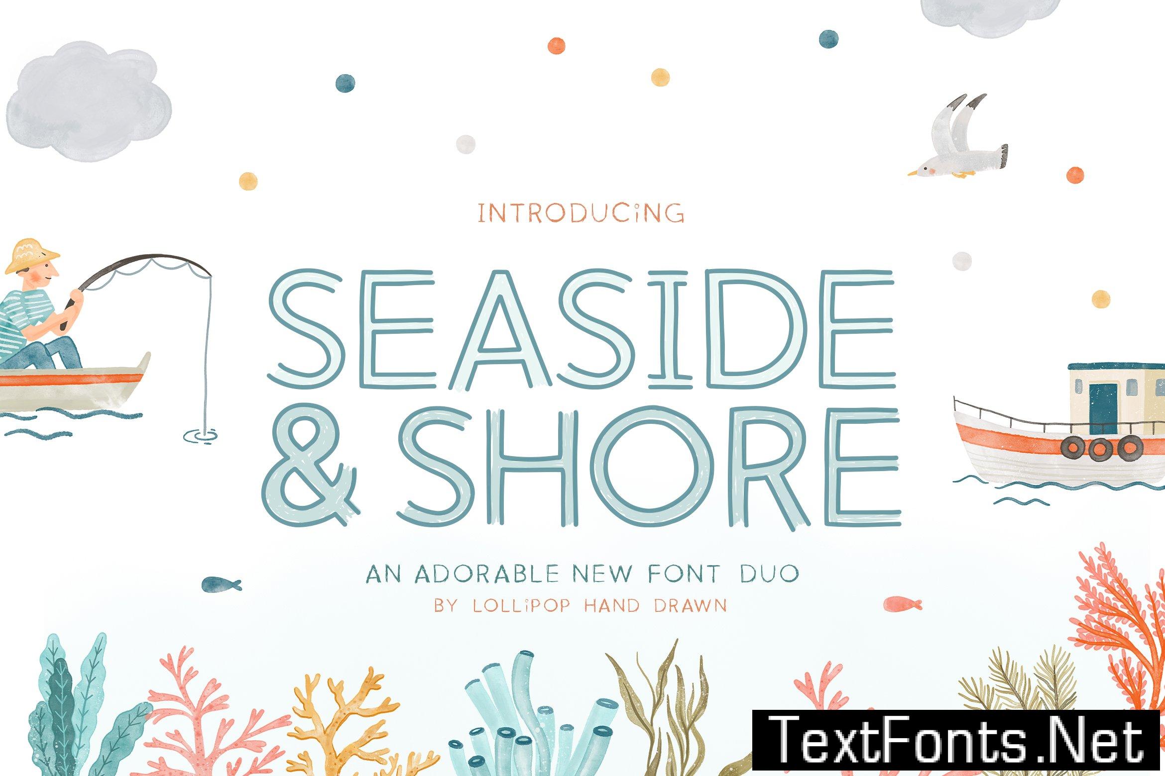 Seaside and Shore Font Duo