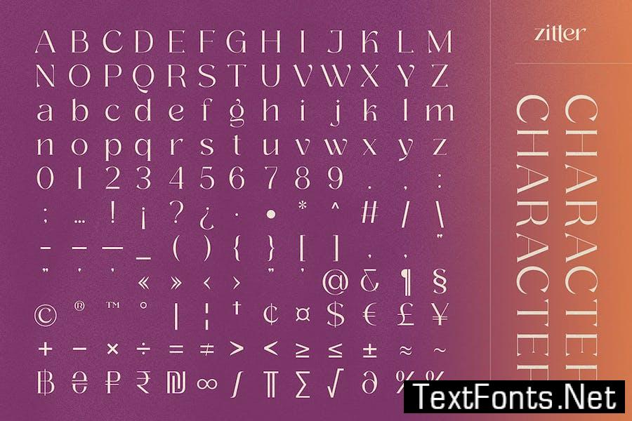Zitter Font