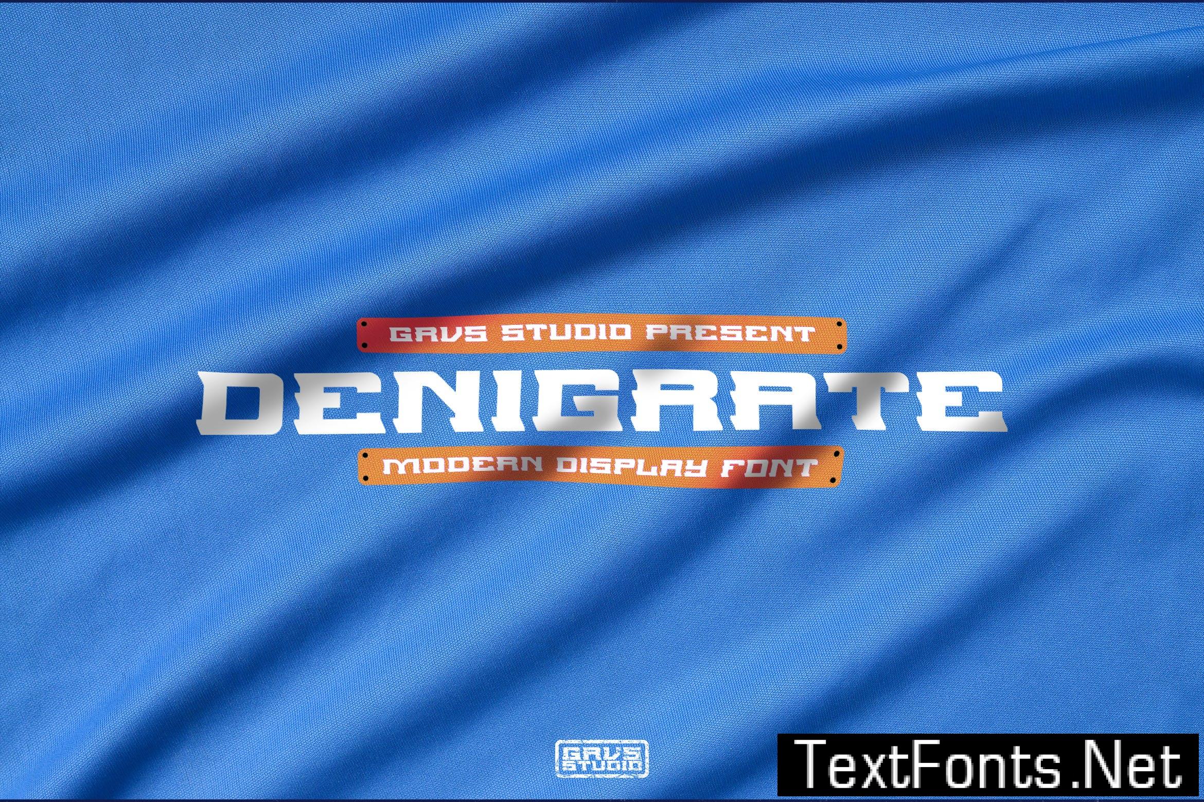 denigrate-display-font-eqzykkr