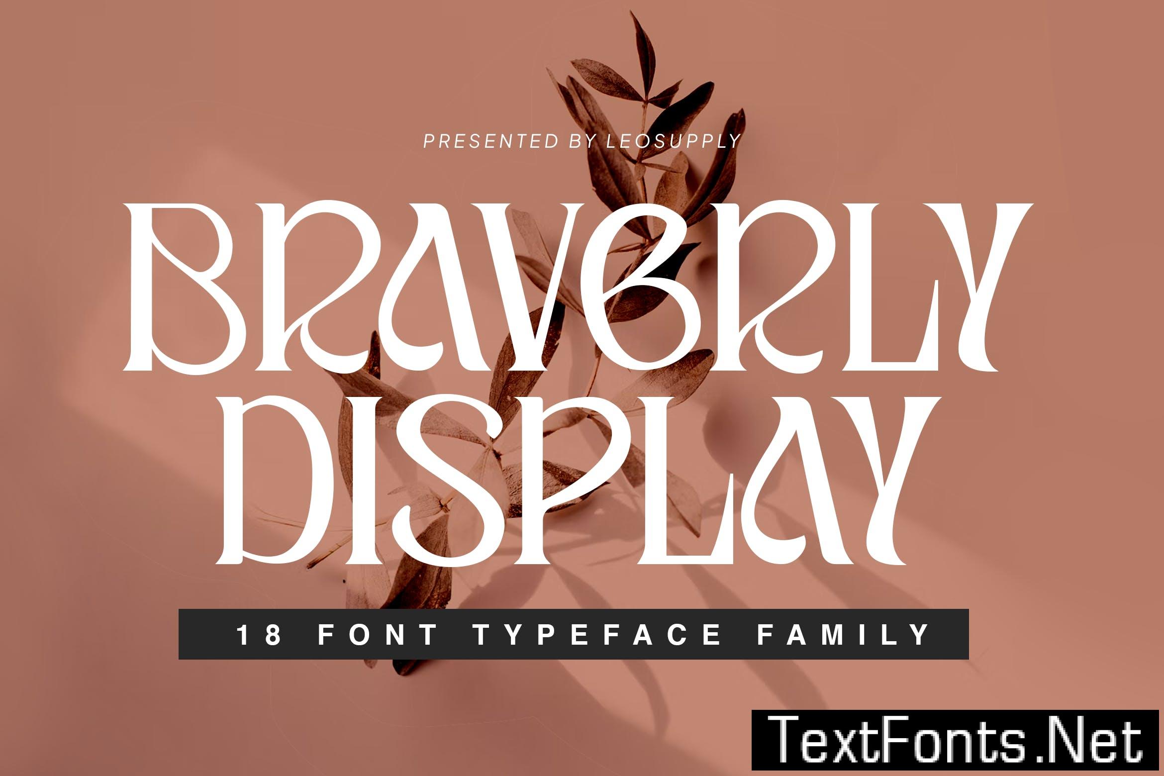 Braverly Display Font HZAJSDG