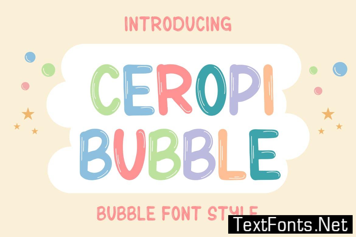 Ceropi Bubble QTFSAWR