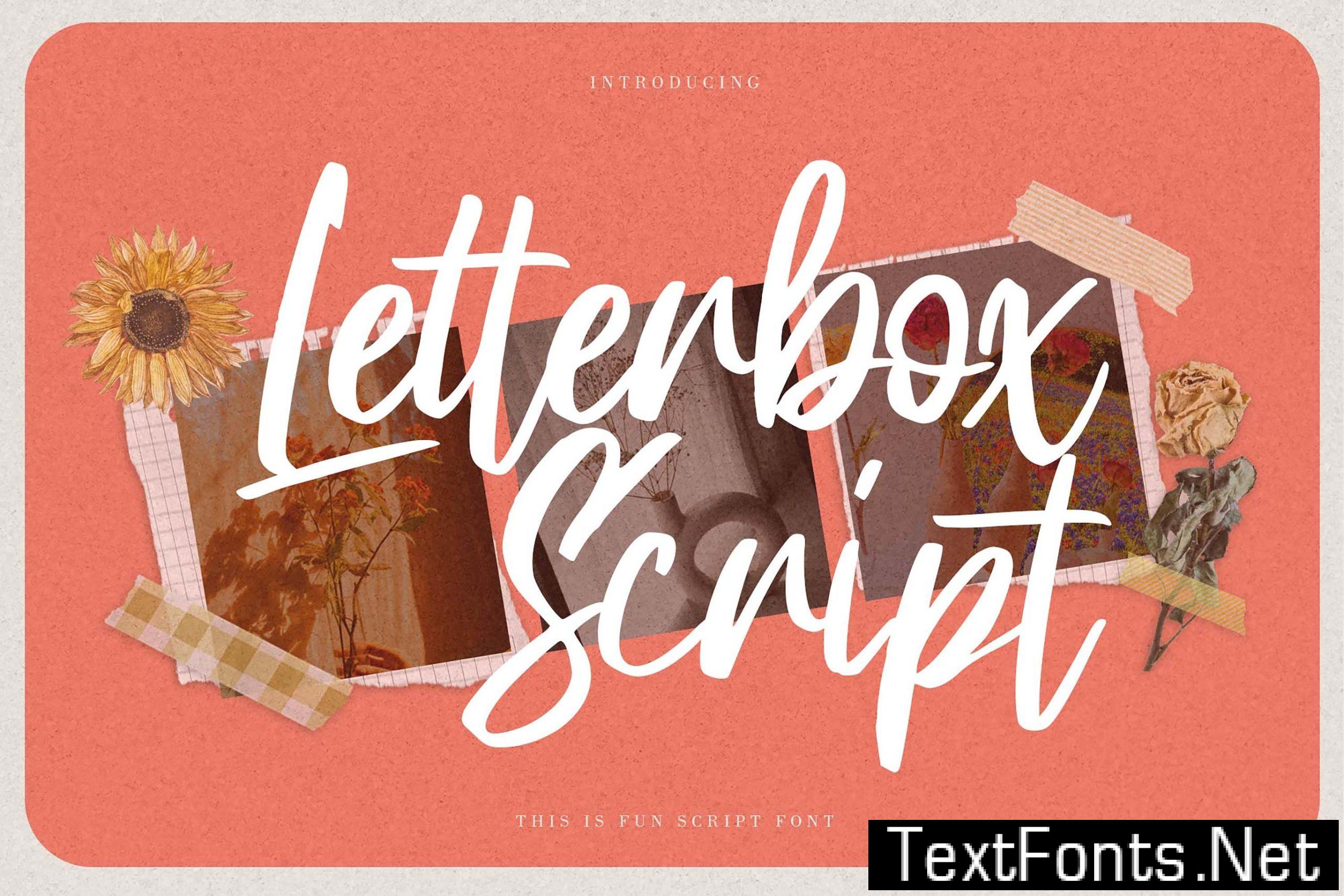 Letterbox Script - This is Fun Script Font A84AAKY