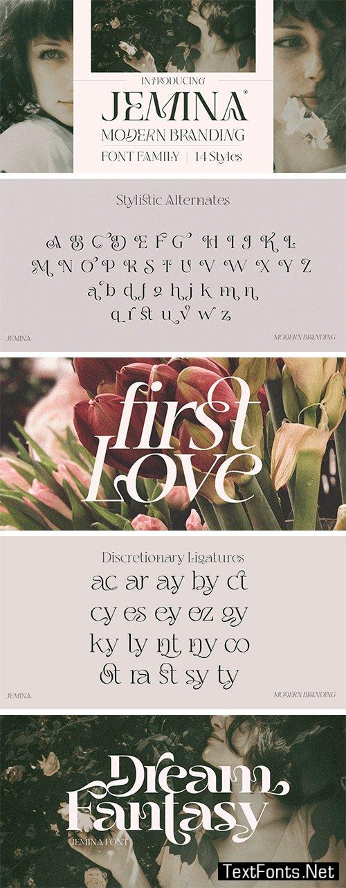 Jemina Font Family