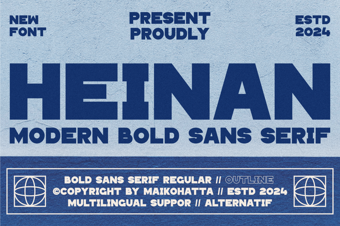 Heinan - Modern Bold Sans Serif M7nyvr6