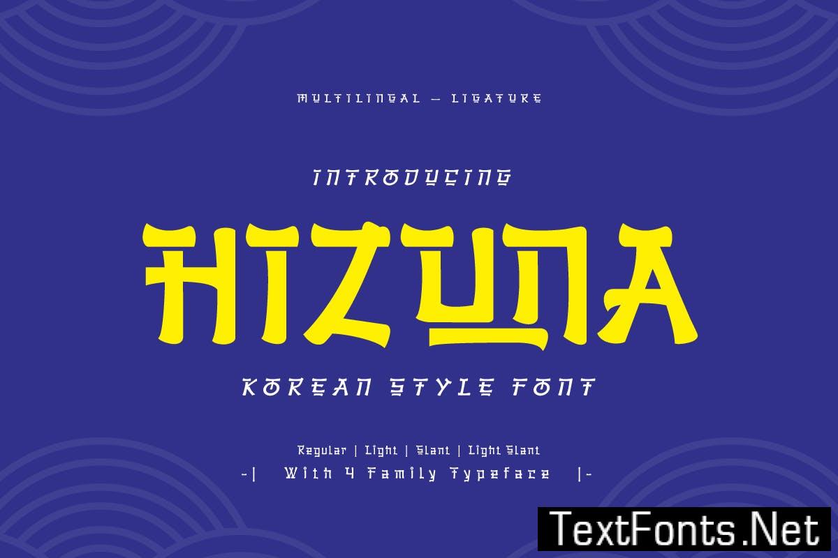 Hizuna - Korean Style Font XPLMC5W