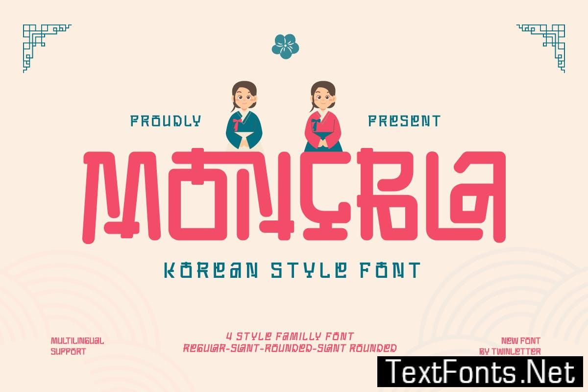 Moncbla - Korean Style Font BWP5KFP