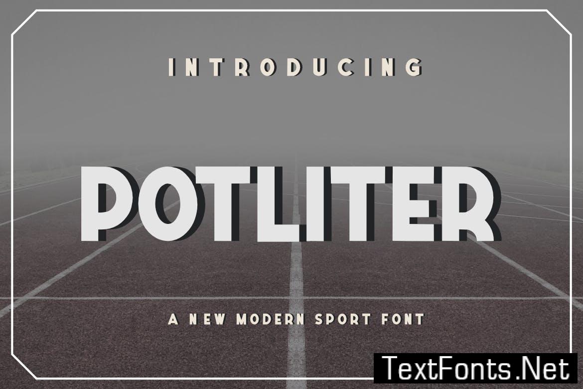 Potliter Modern Sport Font Cv5cdpe