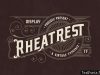 Rheatrest - A Vintage Typeface Font